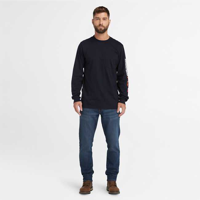 Men's Timberland PRO® Cotton Core Flame-Resistant Long-Sleeve T-Shirt