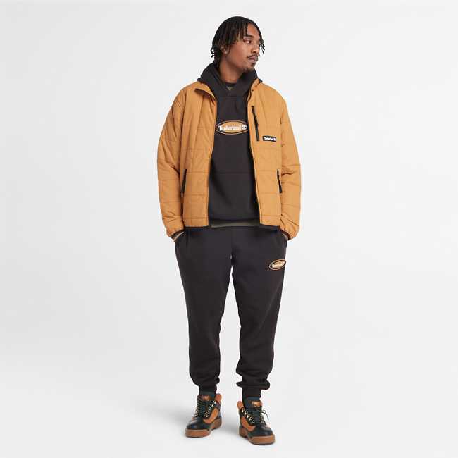 Men's Oval-Logo Patch Hoodie