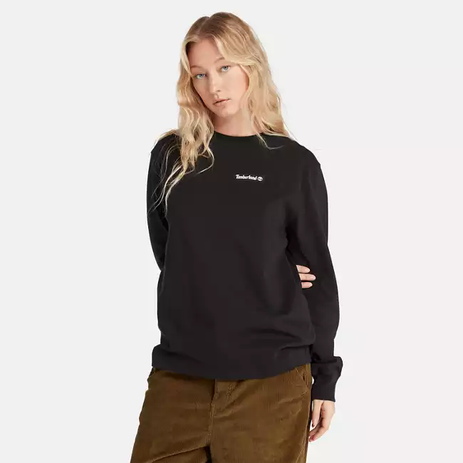 Long Sleeve Heavyweight Woven Badge T-Shirt