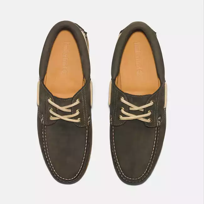 Men's 3-Eye Lug Handsewn Boat Shoe