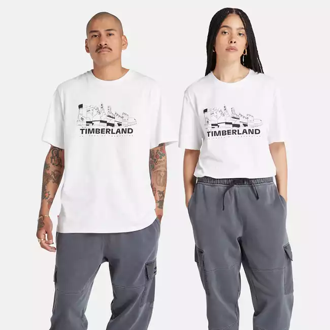 Short Sleeve Back History Comic Graphic T-Shirt