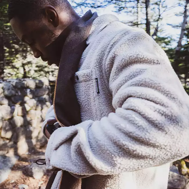 Men's Utility High-Pile Fleece Overshirt