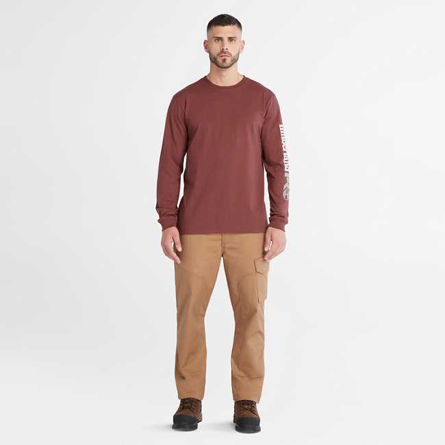 Men's Timberland PRO® Core Logo Long-Sleeve T-Shirt