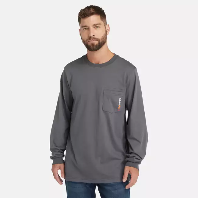 Men's Timberland PRO® Cotton Core Flame-Resistant Long-Sleeve T-Shirt