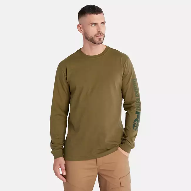 Men's Timberland PRO® Core Logo Long-Sleeve T-Shirt