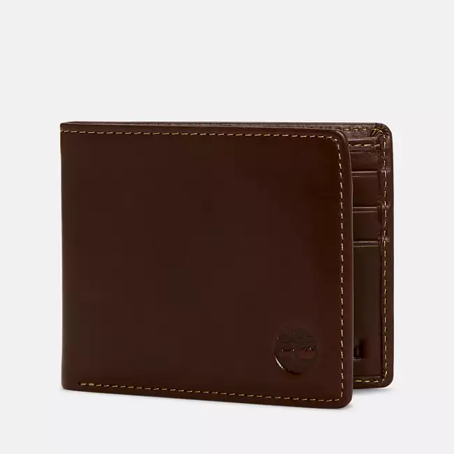 Men's Waxed Leather Passcase Wallet