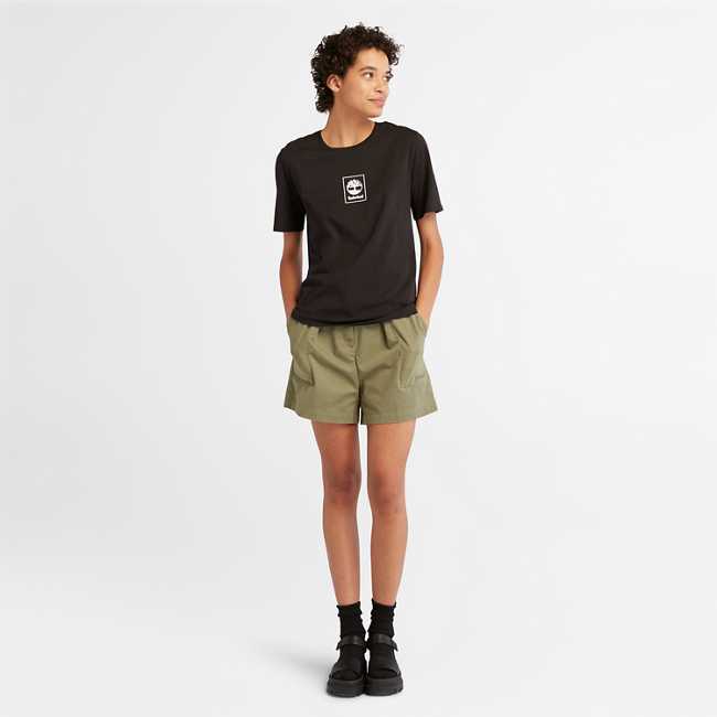 Women's Short Center Logo T-Shirt