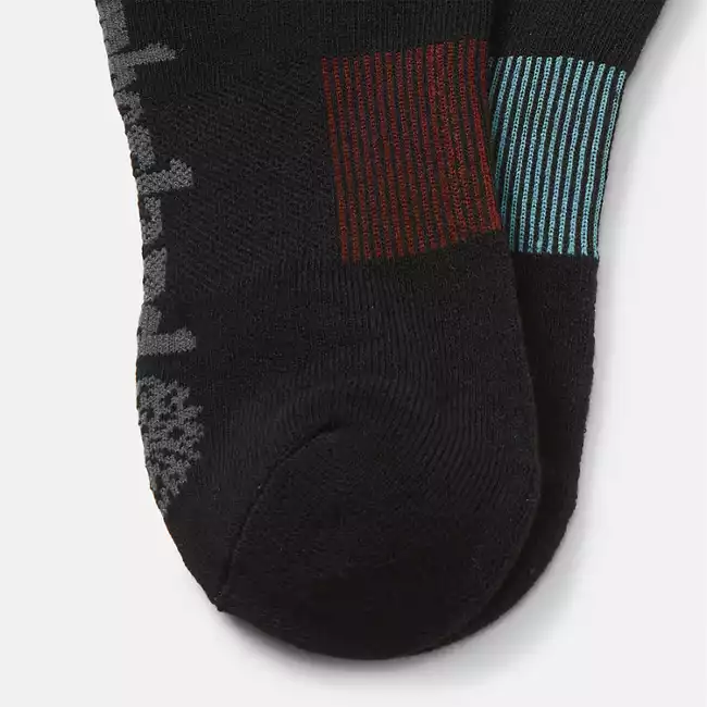 Men's 2-Pack Top Stripe Lockup No Show Sock