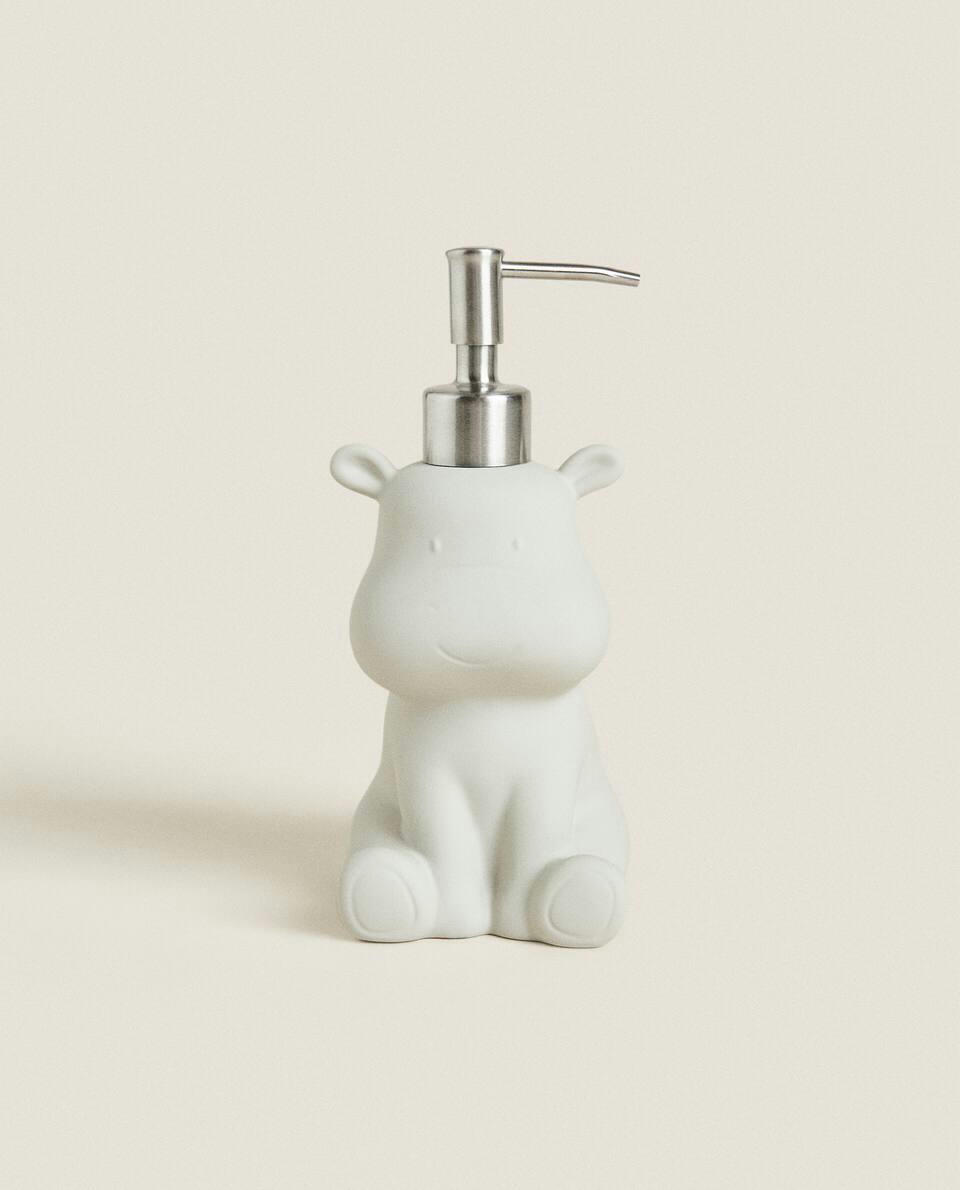 CERAMIC HIPPOPOTAMUS DISPENSER