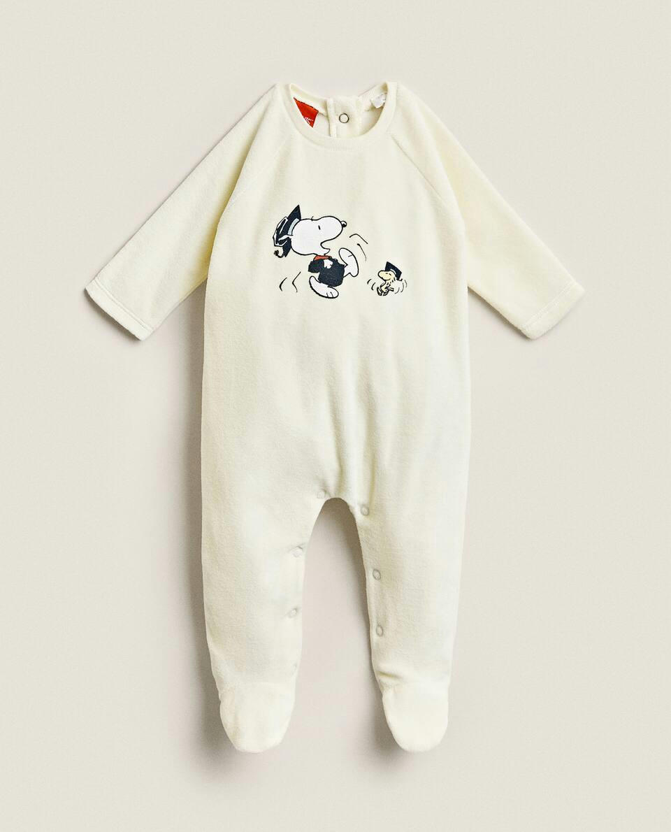 VELOUR PEANUTS? ROMPER