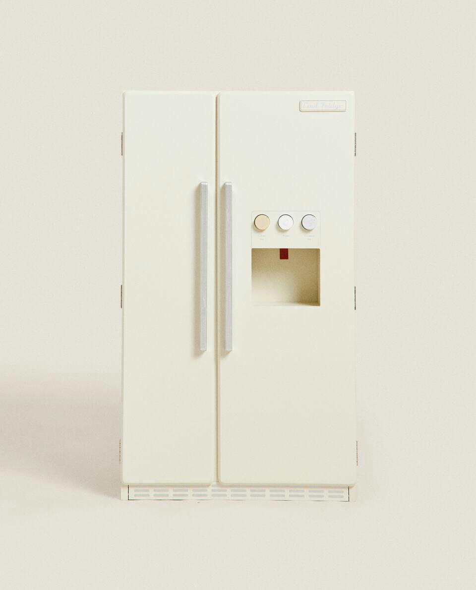 CHILDREN’S WOODEN DOUBLE DOOR FRIDGE TOY