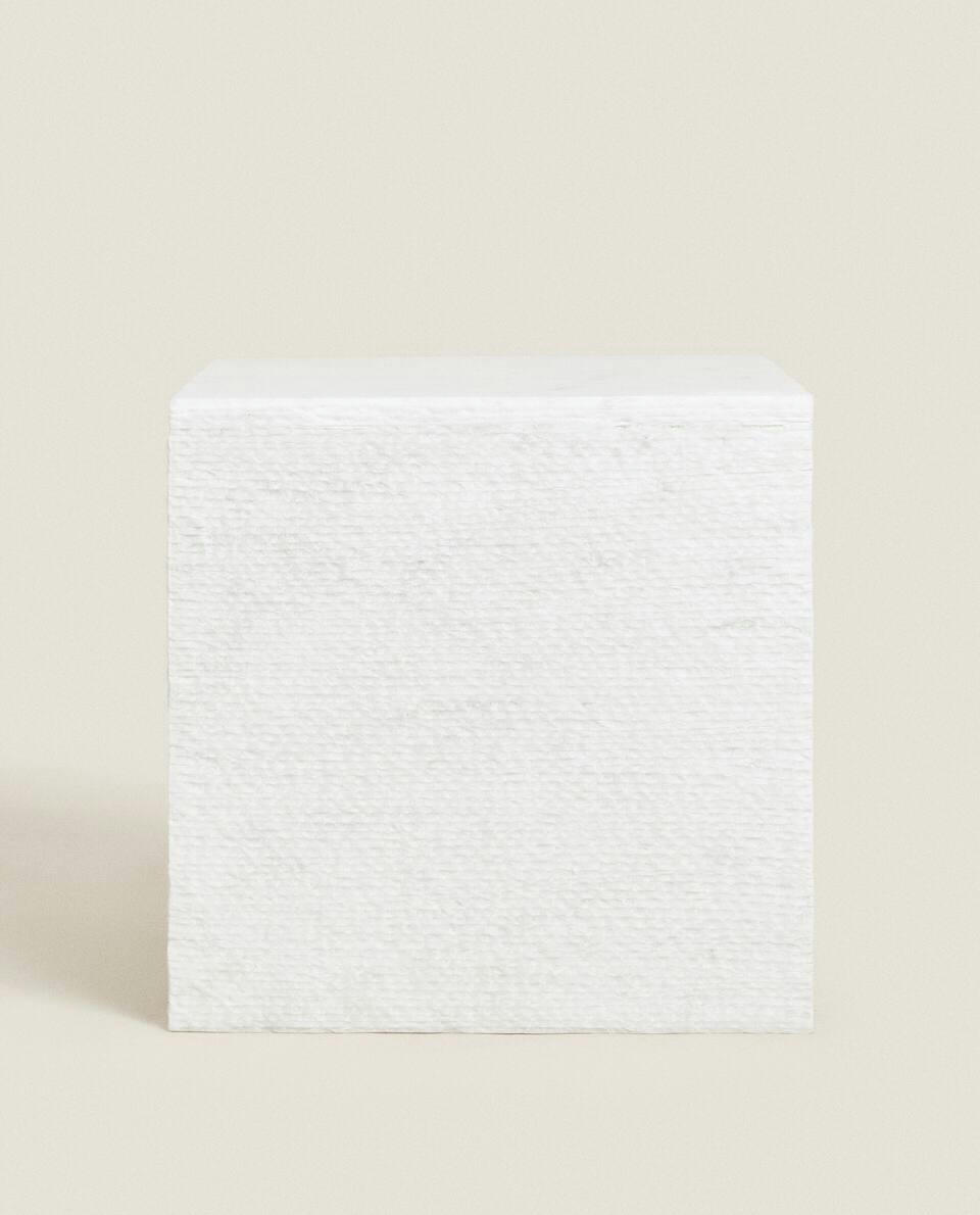 MARBLE CUBE SIDE TABLE X STUDIO NICHOLSON