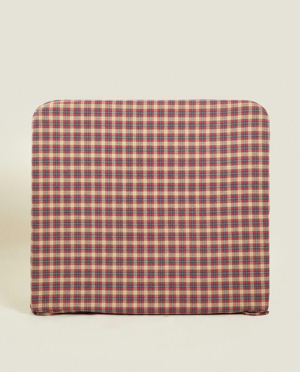 TARTAN HEADBOARD COVER