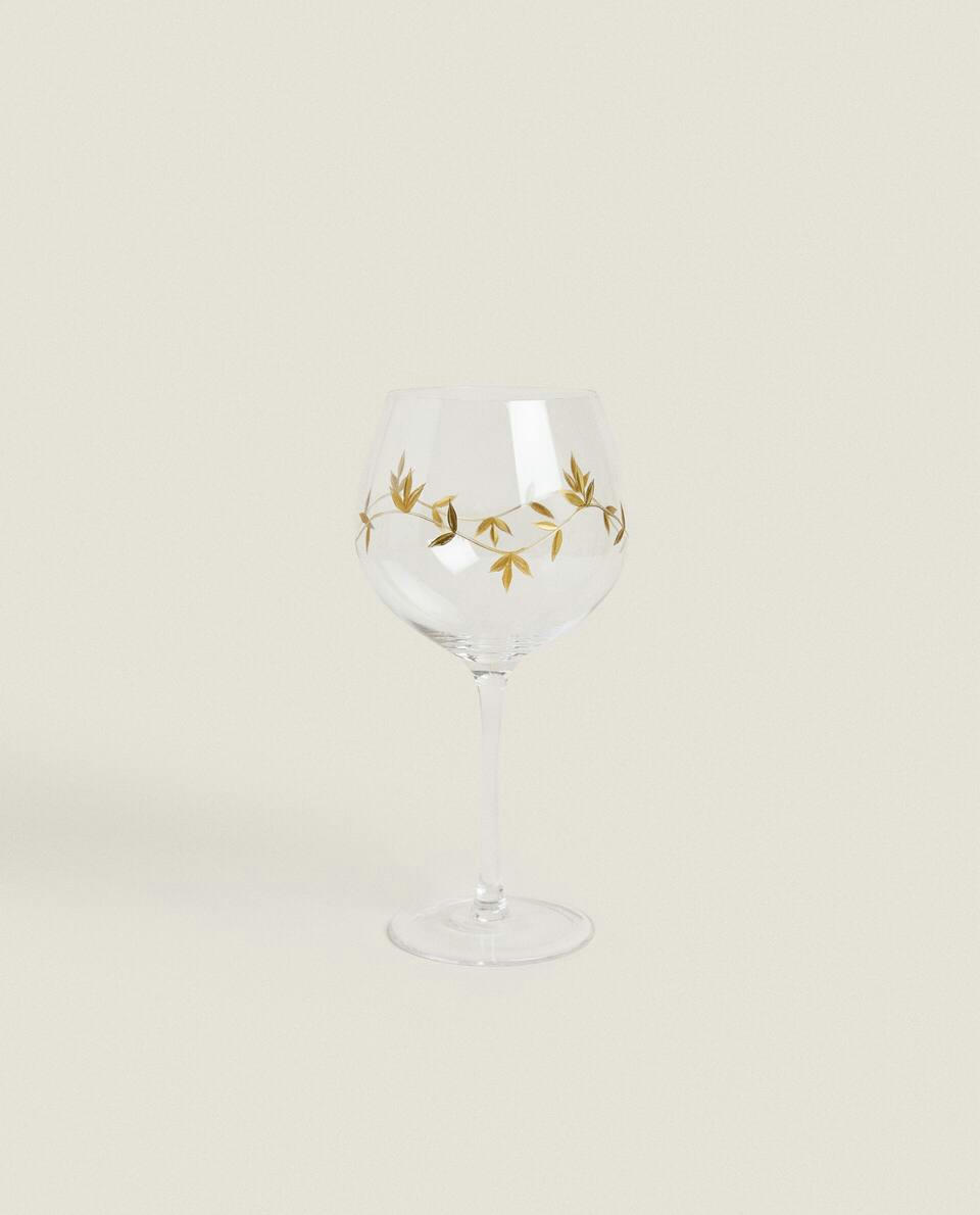 CHRISTMAS LEAF GLASS