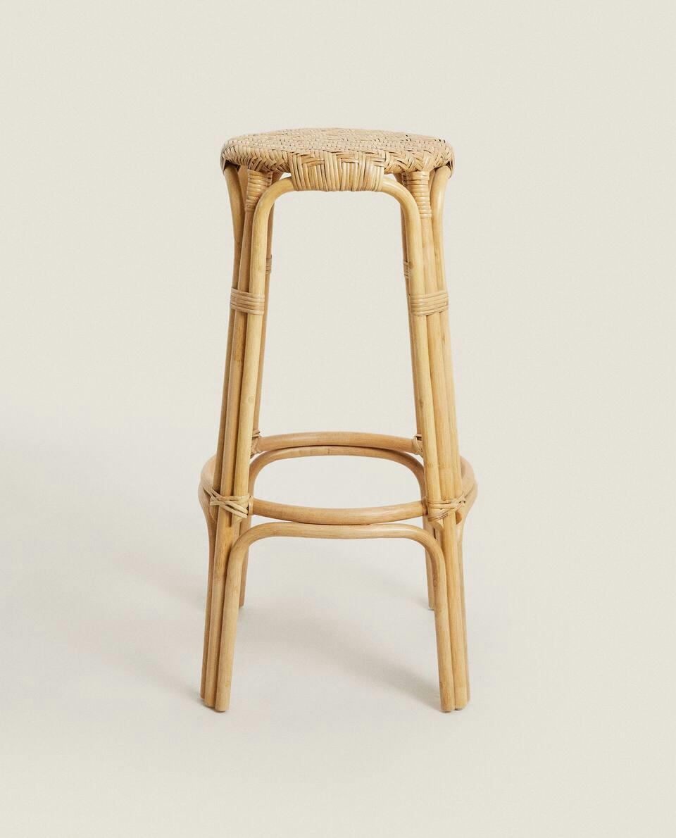 RATTAN STOOL