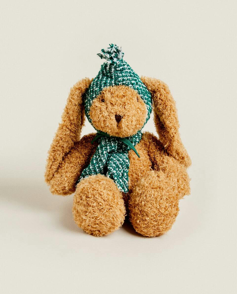 CHILDREN’S LARGE CHRISTMAS BUNNY SOFT TOY