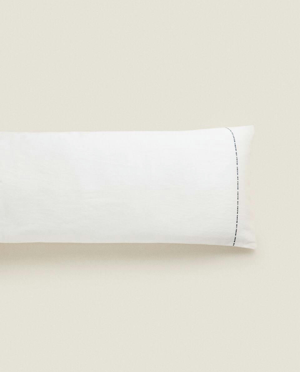 CUSHION COVER WITH TOPSTITCHING