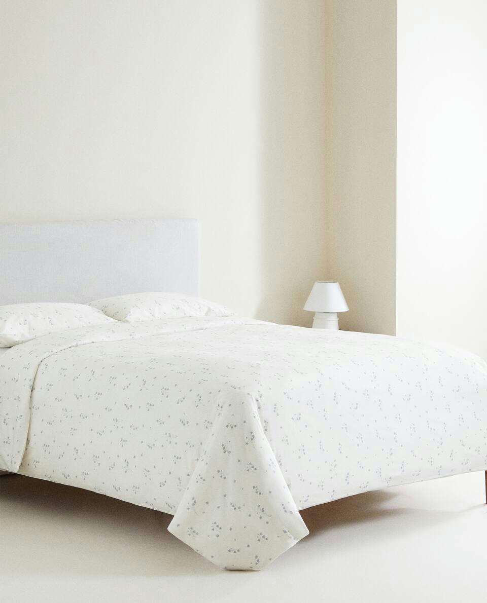 FLORAL PRINT DUVET COVER