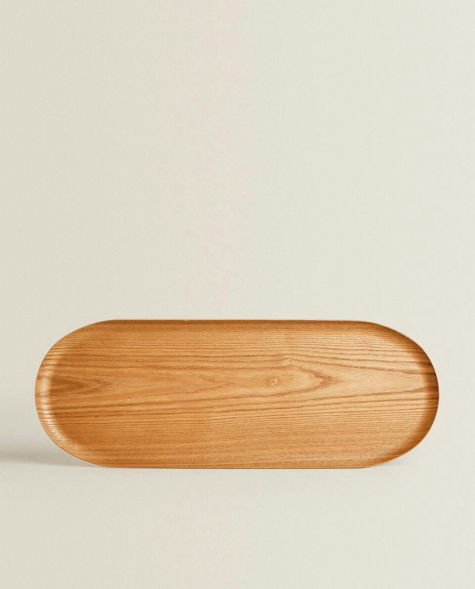OVAL WOOD TRAY