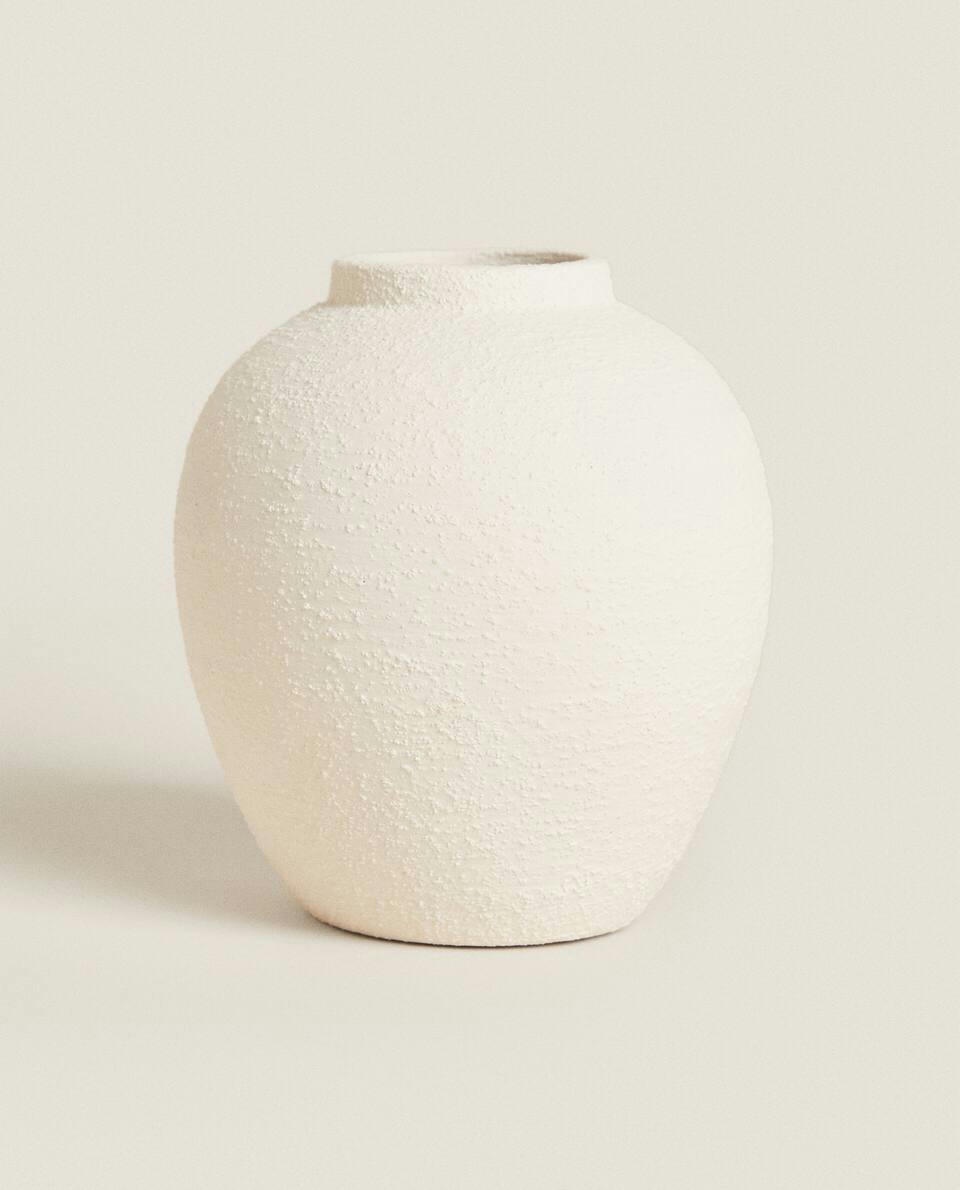 ROUGH EARTHENWARE VASE