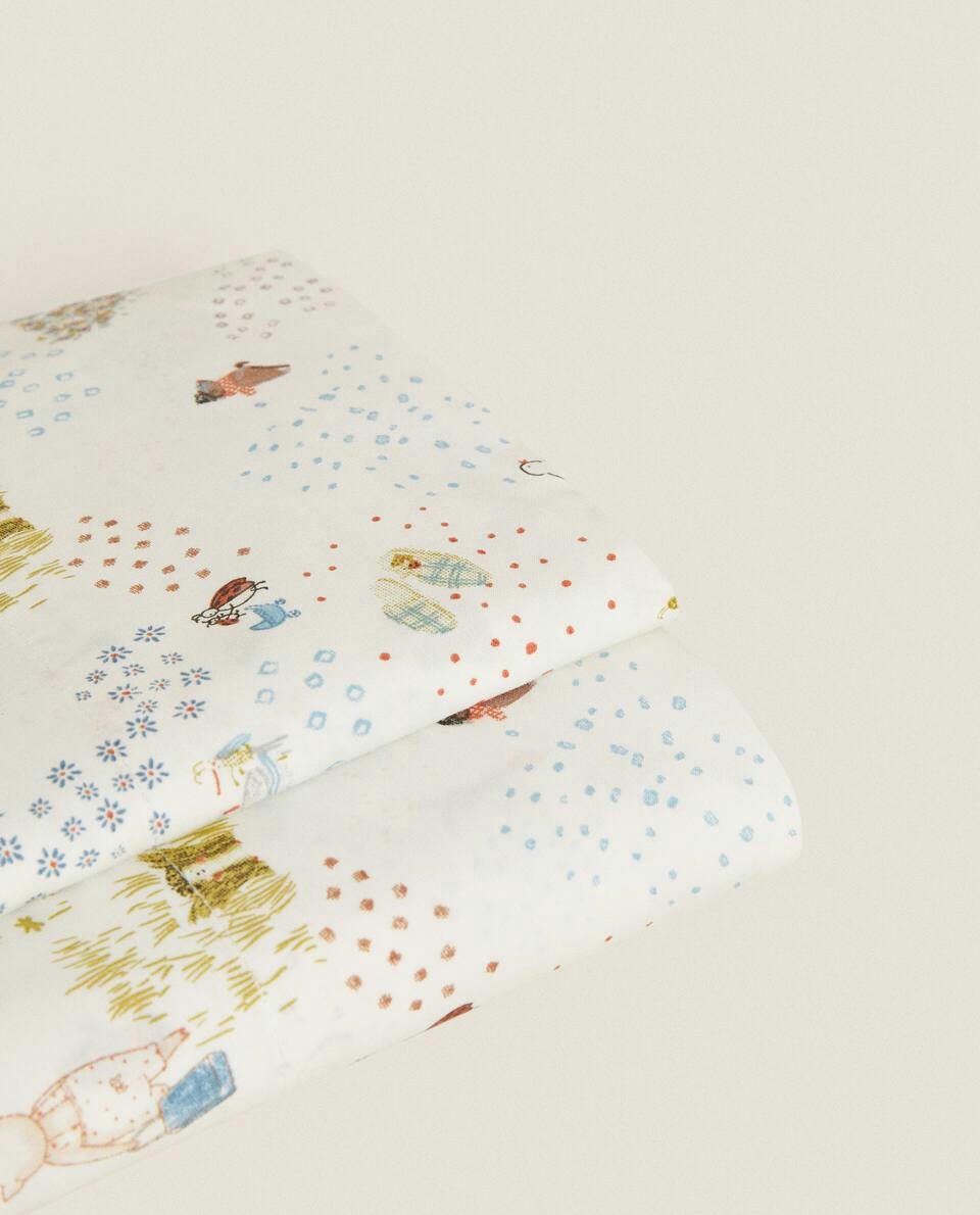 THREE LITTLE PIGS FLAT SHEET