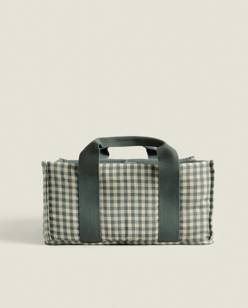 CHILDREN’S CHECK COTTON ORGANISER