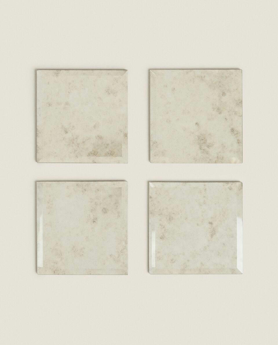 ANTIQUE-LOOK COASTER (PACK OF 4)