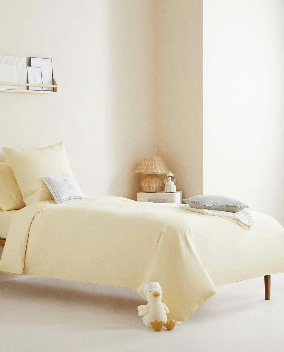 PLAIN COTTON DUVET COVER