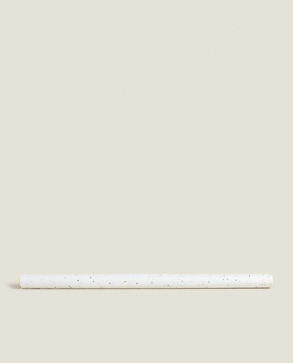 MULTICOLOURED GLITTER CHRISTMAS WRAPPING PAPER