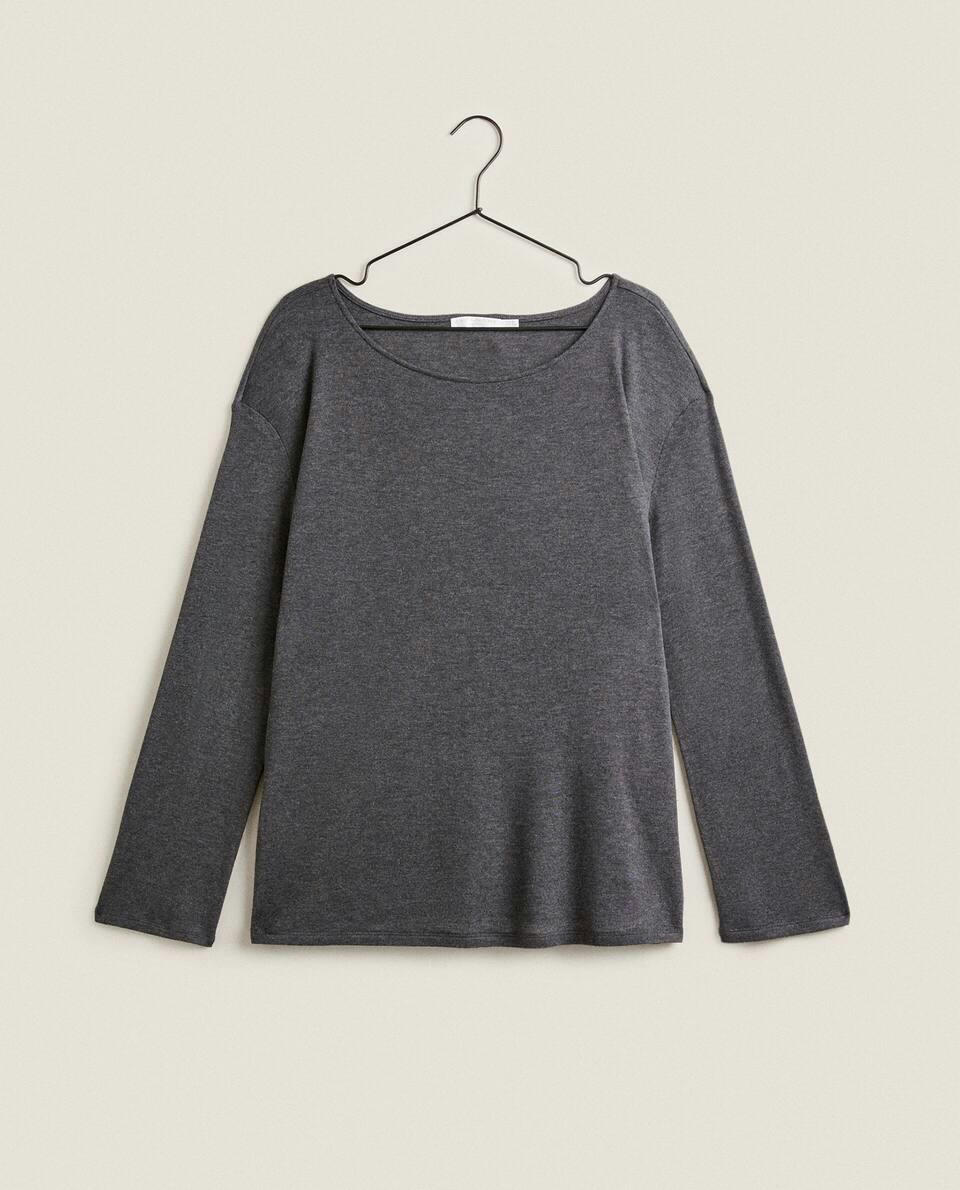 LYOCELL AND CASHMERE T-SHIRT