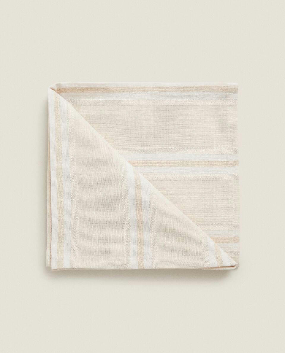 COTTON DYED THREAD NAPKINS (PACK OF 2)
