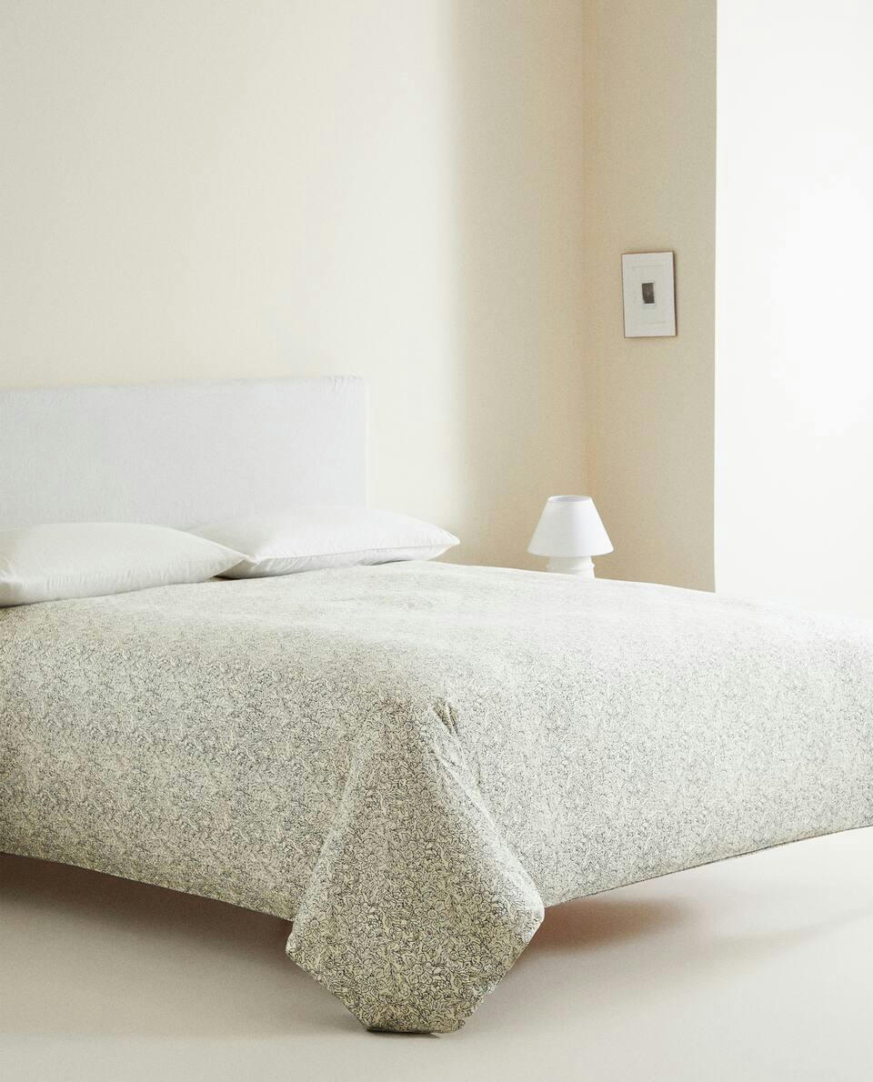 FLORAL PRINT DUVET COVER