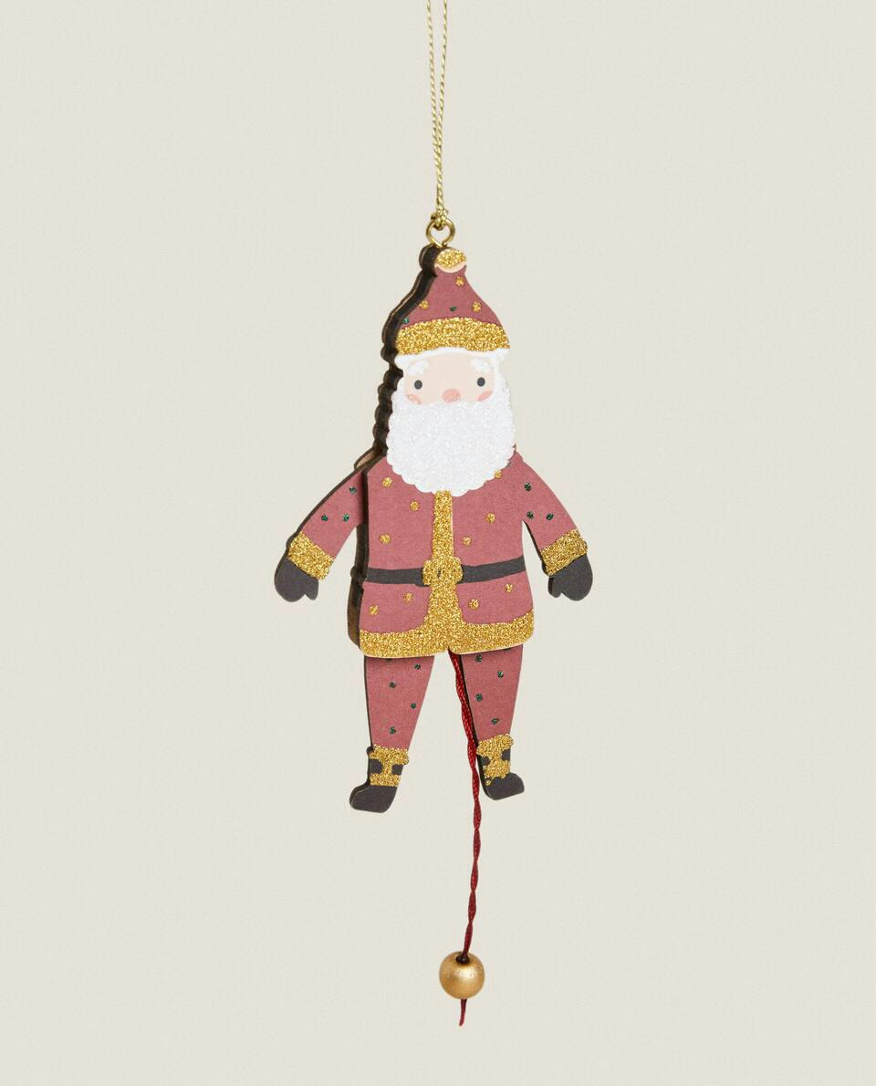 ARTICULATED SANTA CLAUS CHRISTMAS DECORATION