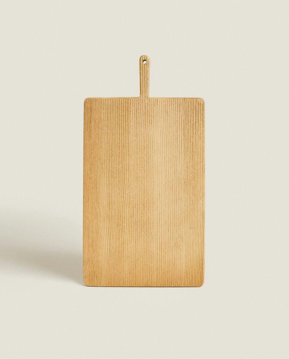 RECTANGULAR ASH WOOD CUTTING BOARD