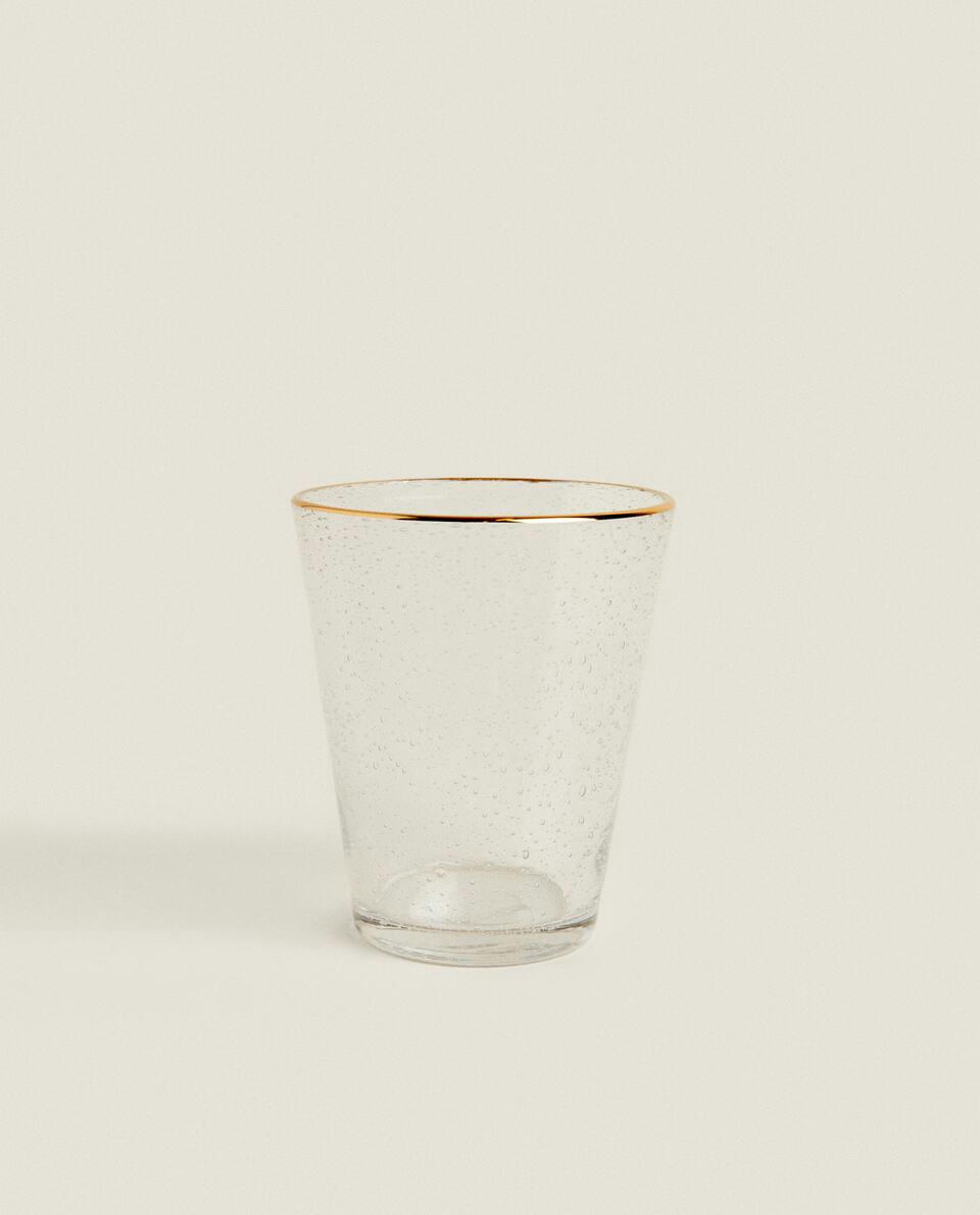 CHRISTMAS TUMBLER WITH BUBBLE RIM