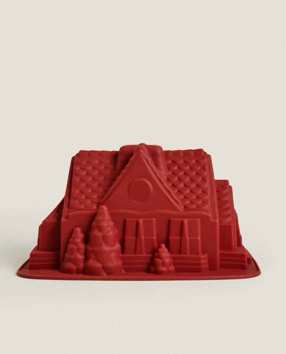 CHRISTMAS HOUSE SILICONE BAKING MOULD
