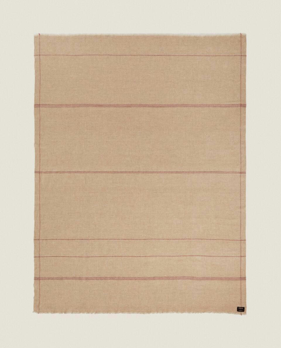 X áBBATTE WOOL AND CASHMERE BLANKET