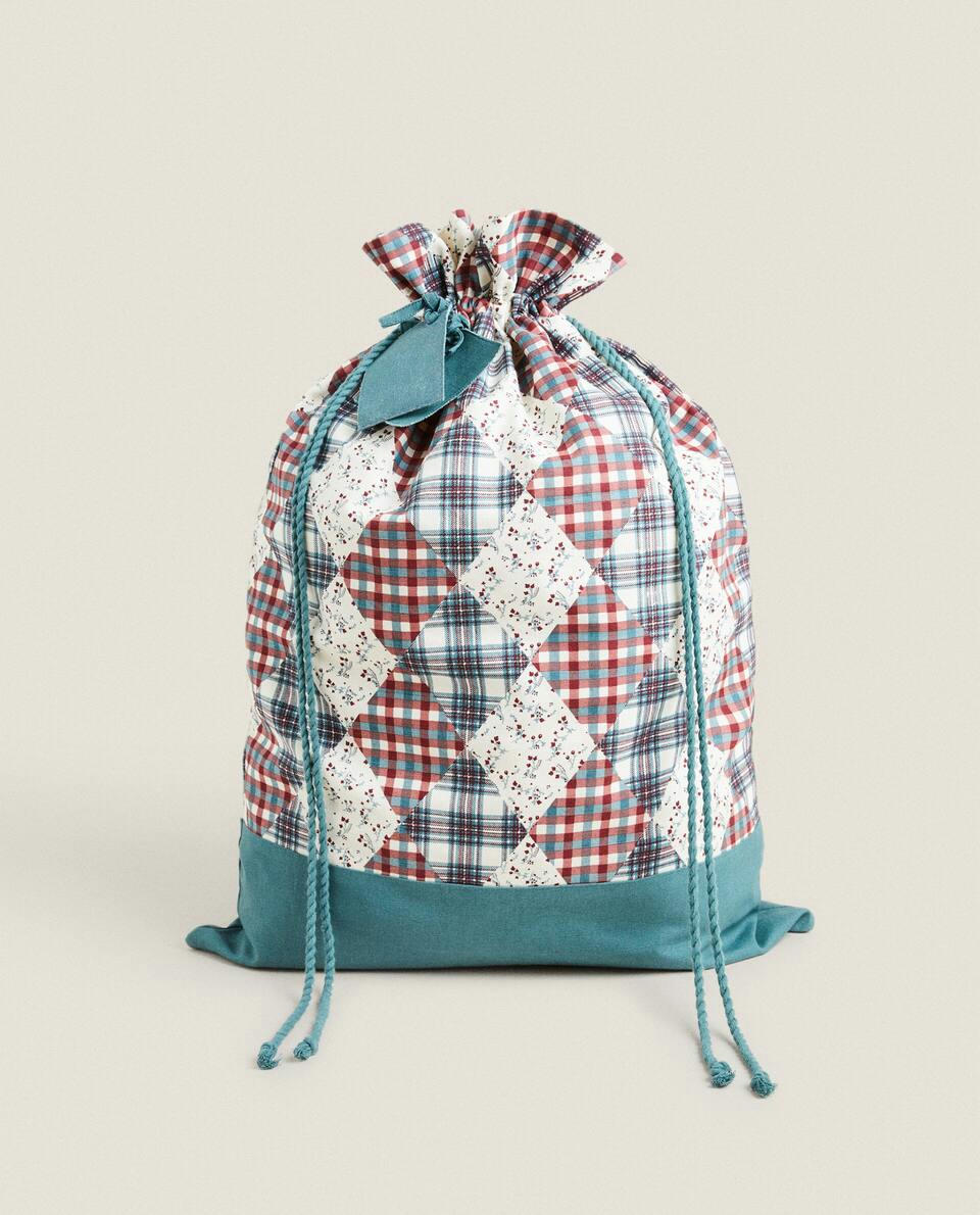 CHILDREN'S GIFT BAG PATCHWORK CHRISTMAS