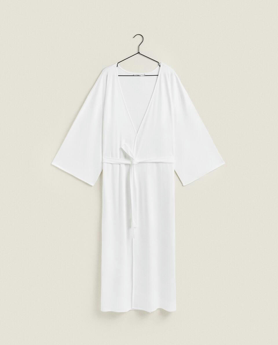 JERSEY FABRIC DRESSING GOWN