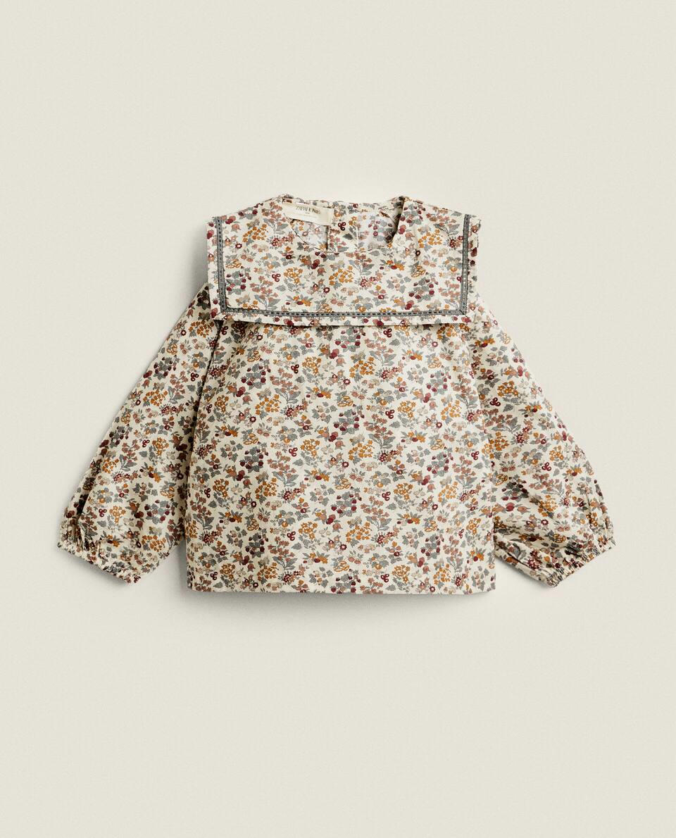 FLORAL PRINT FABRIC CHILDREN’S SHIRT