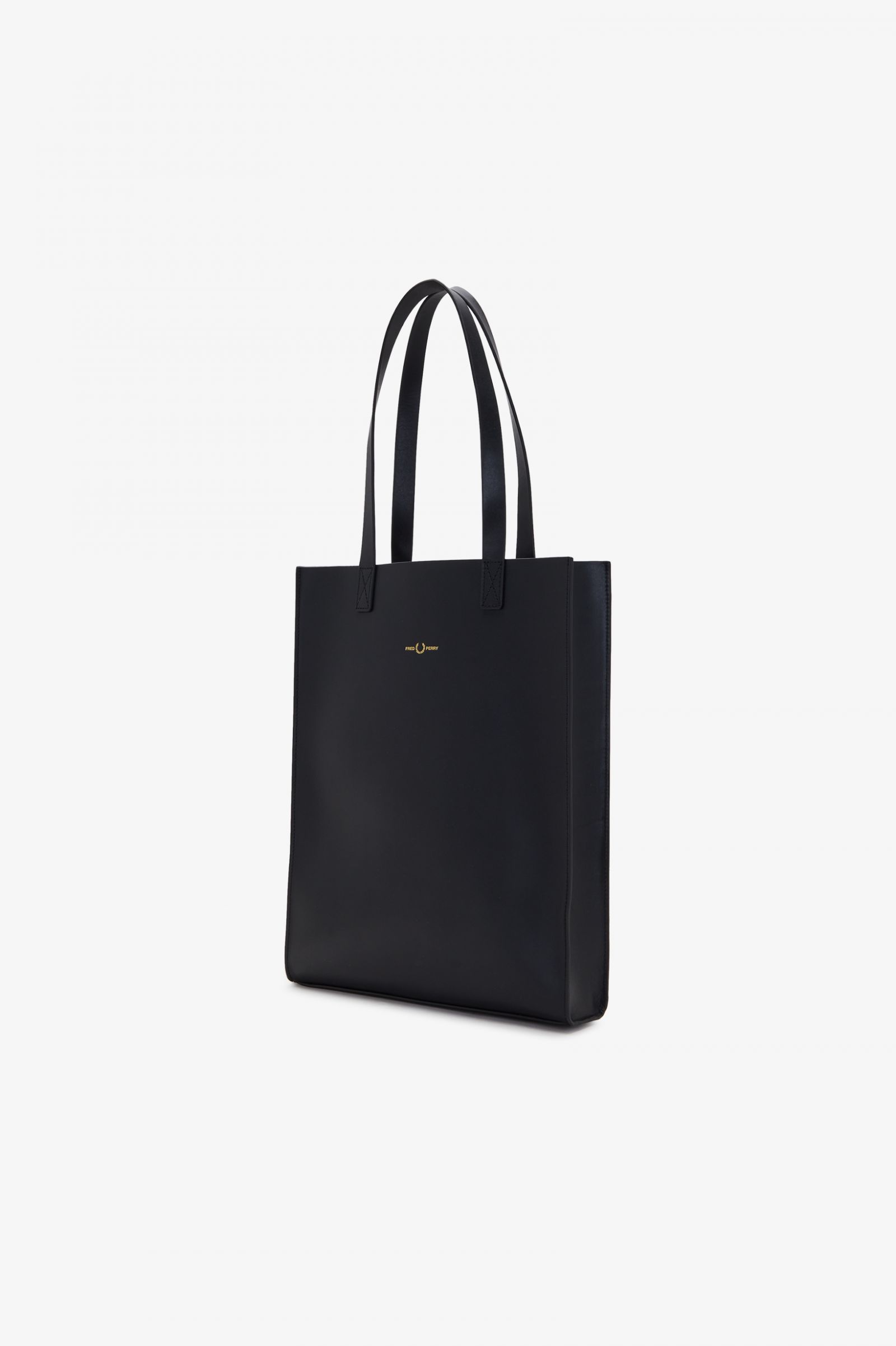 Burnished Leather Tote Bag Black