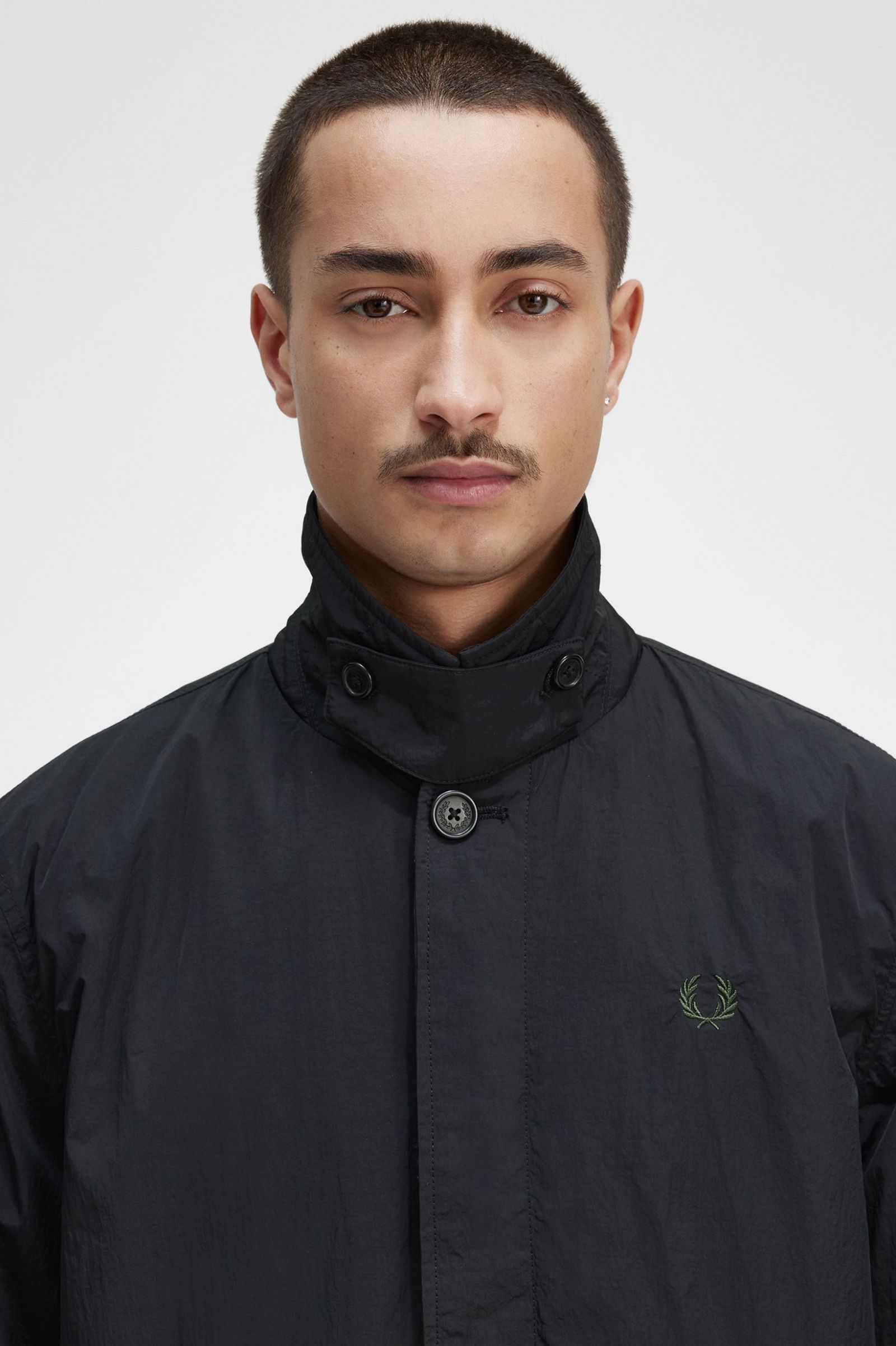 Button Through Mac Black