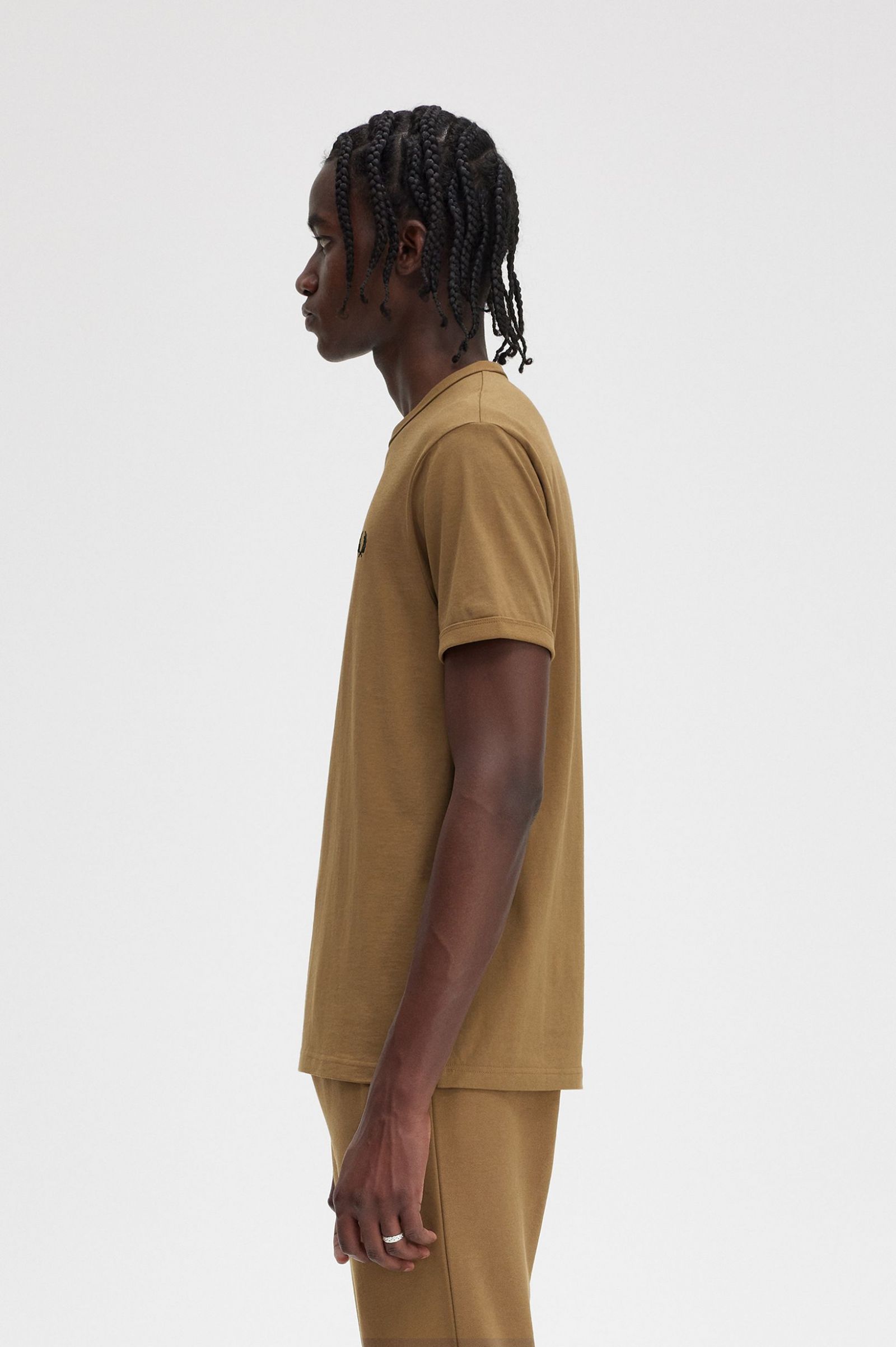Ringer T-Shirt Shaded Stone