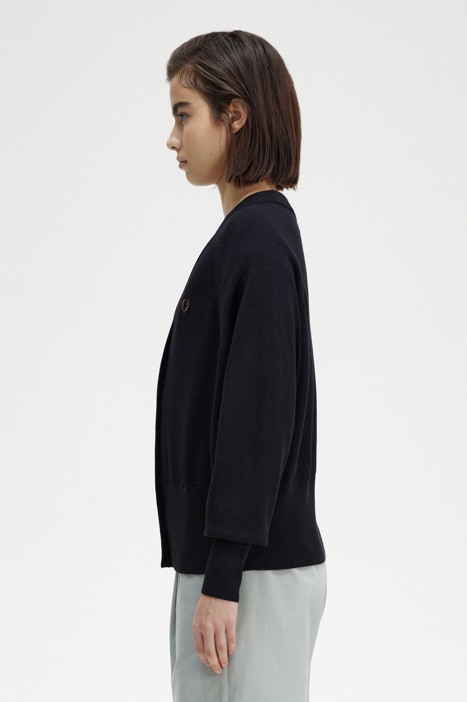 V-Neck Cardigan Navy