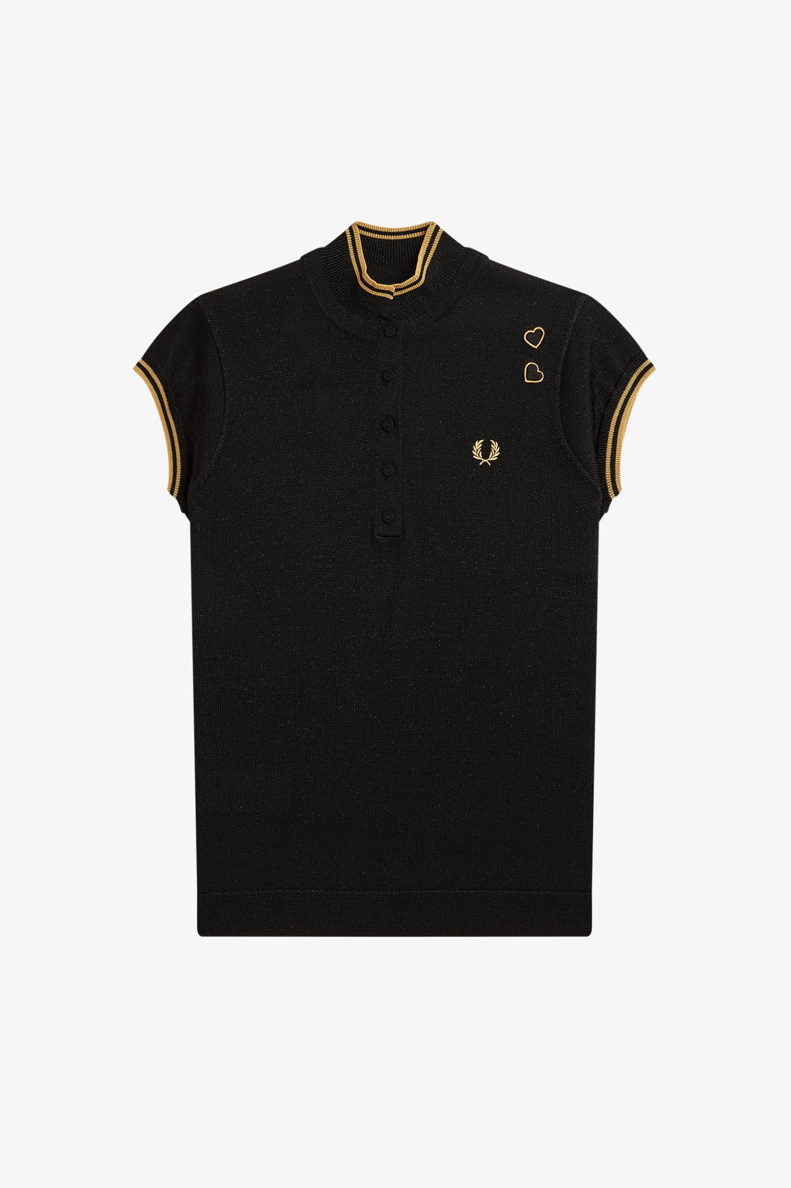 Amy Winehouse FoundationMetallic Knitted Shirt Black