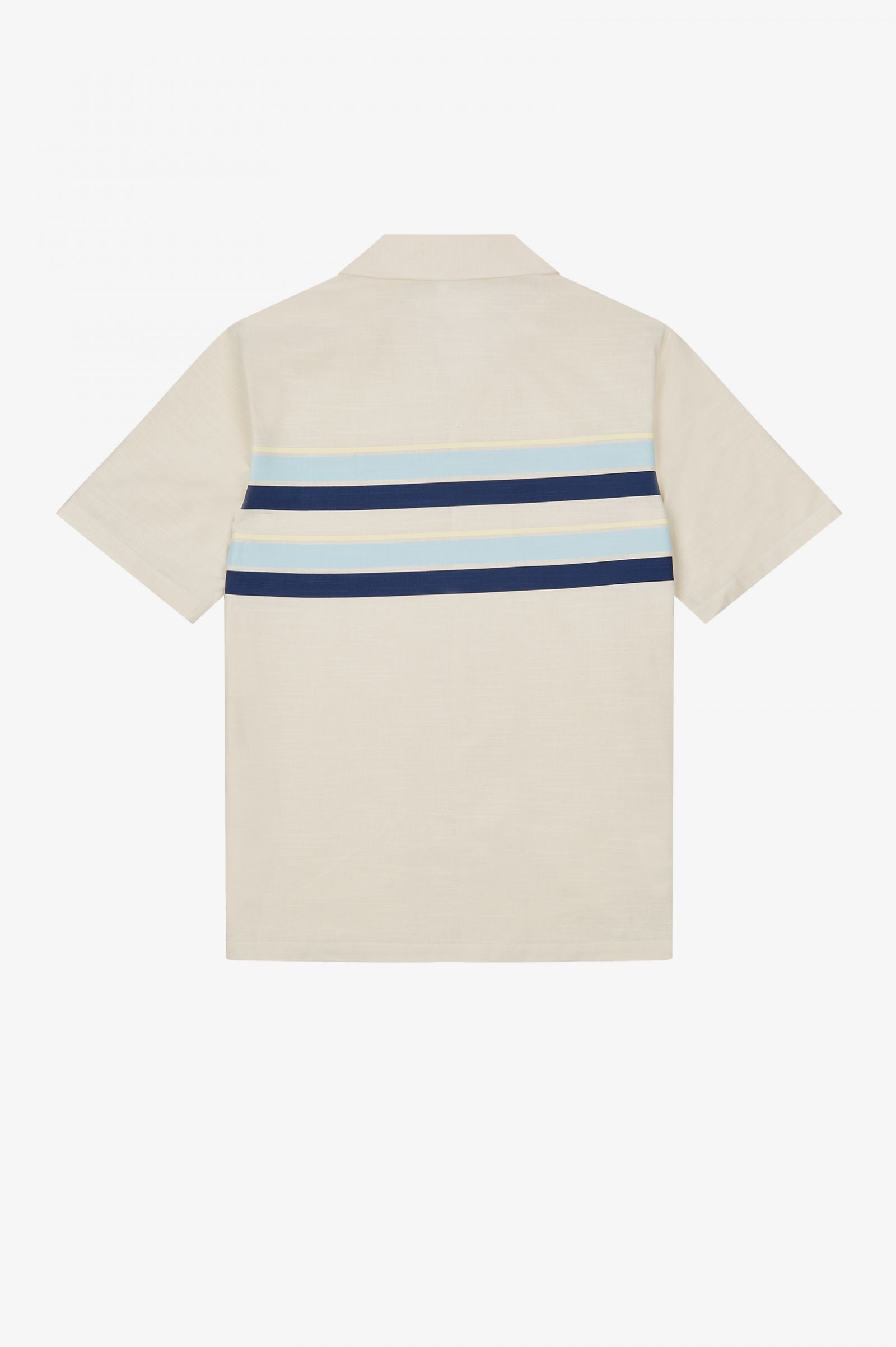 ReissuesStriped Beach Shirt Wax Yellow