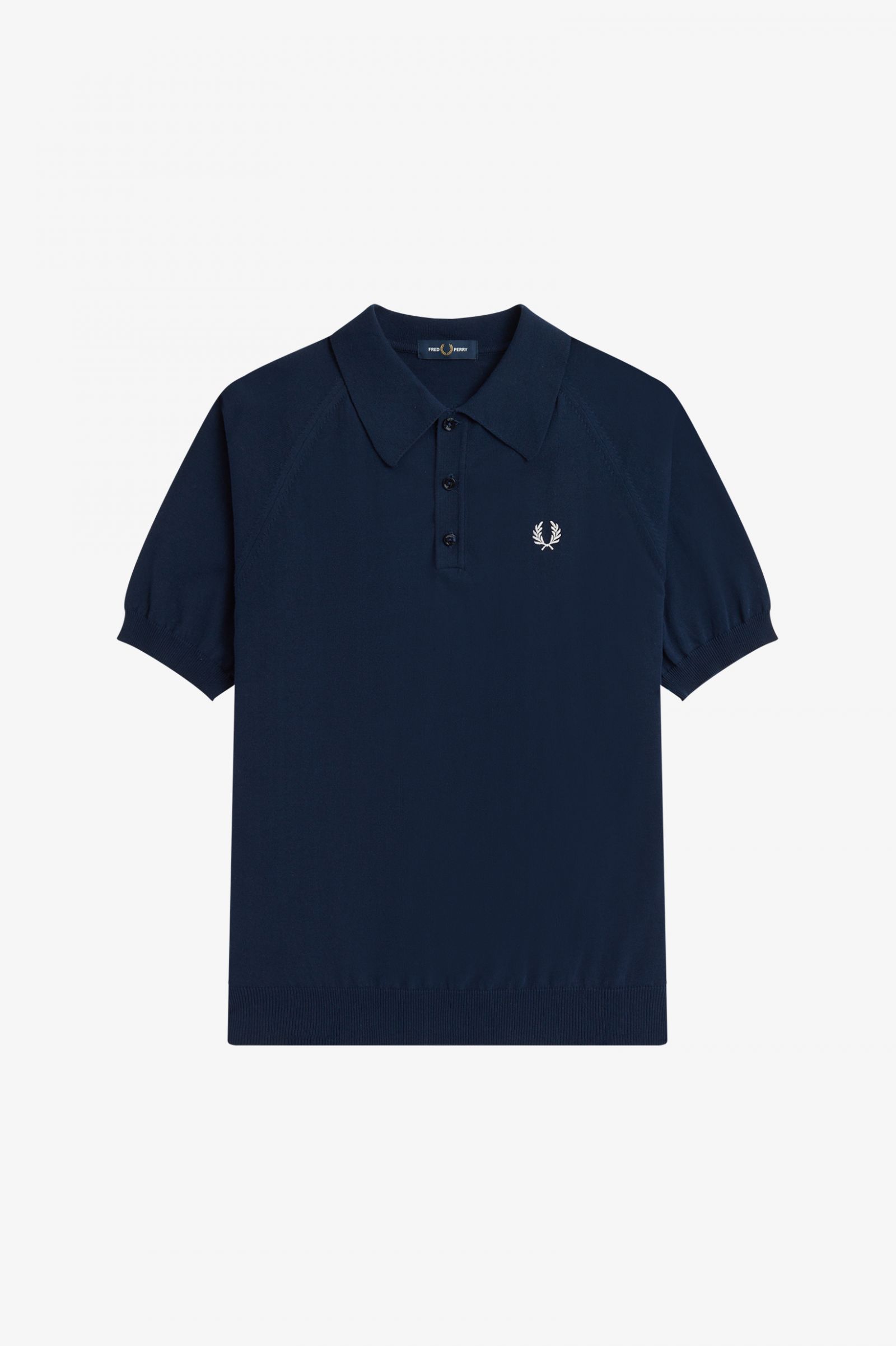 ReissuesRaglan Sleeve Knitted Shirt Navy