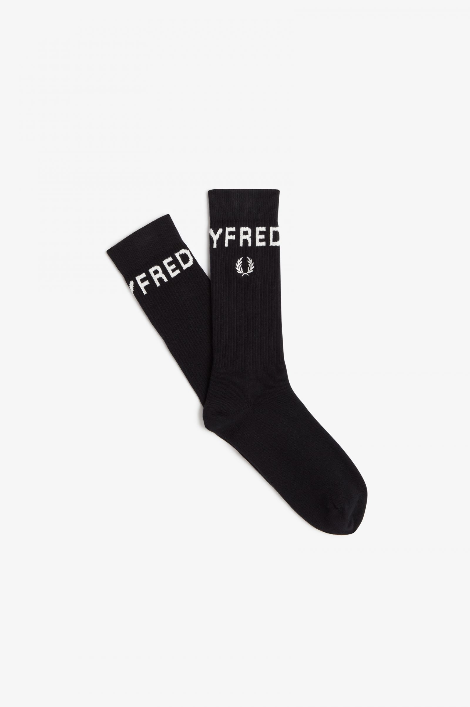 Bold Tipped Socks Black