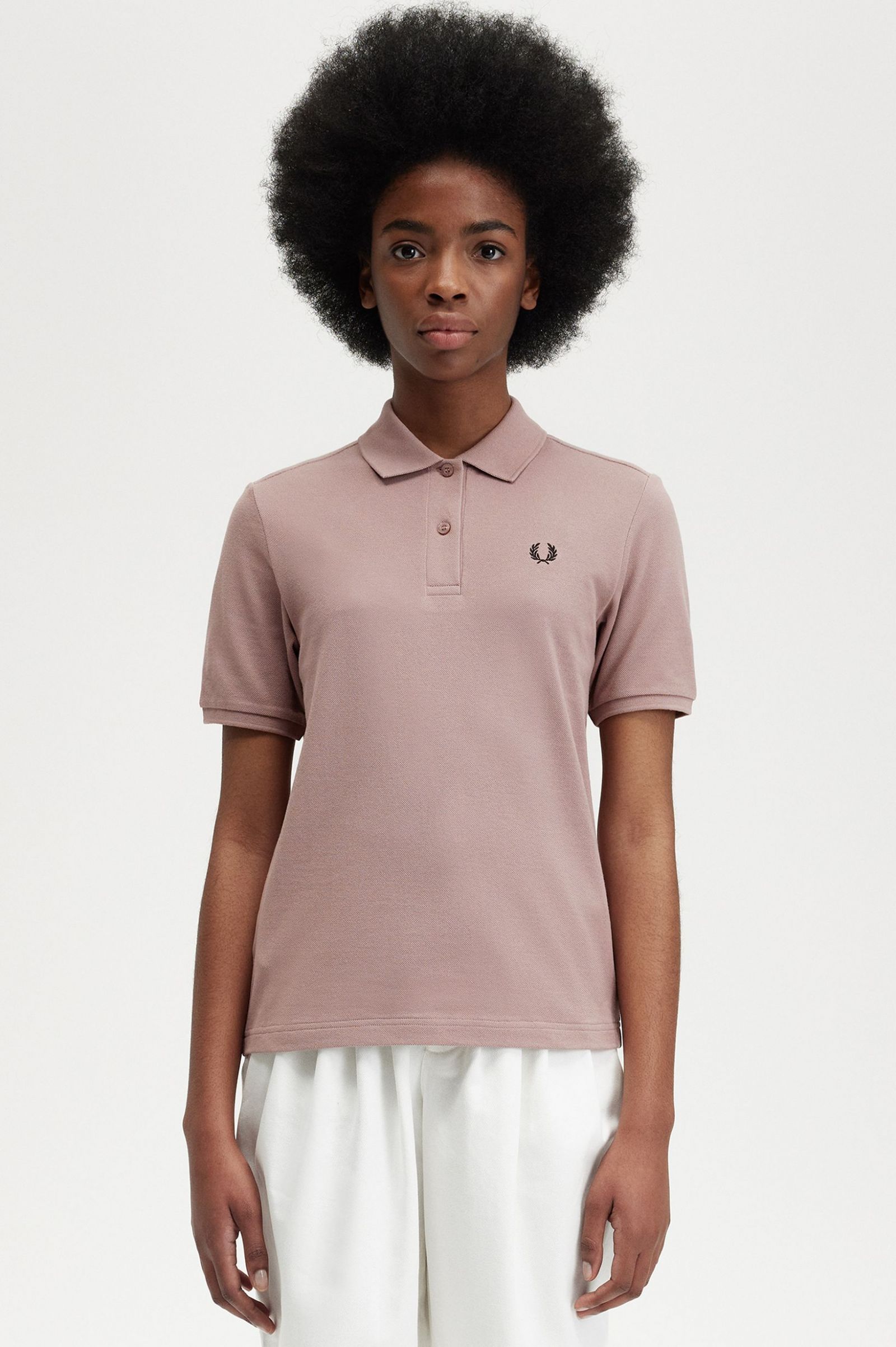 The Fred Perry ShirtG6000 Dark Pink / Black