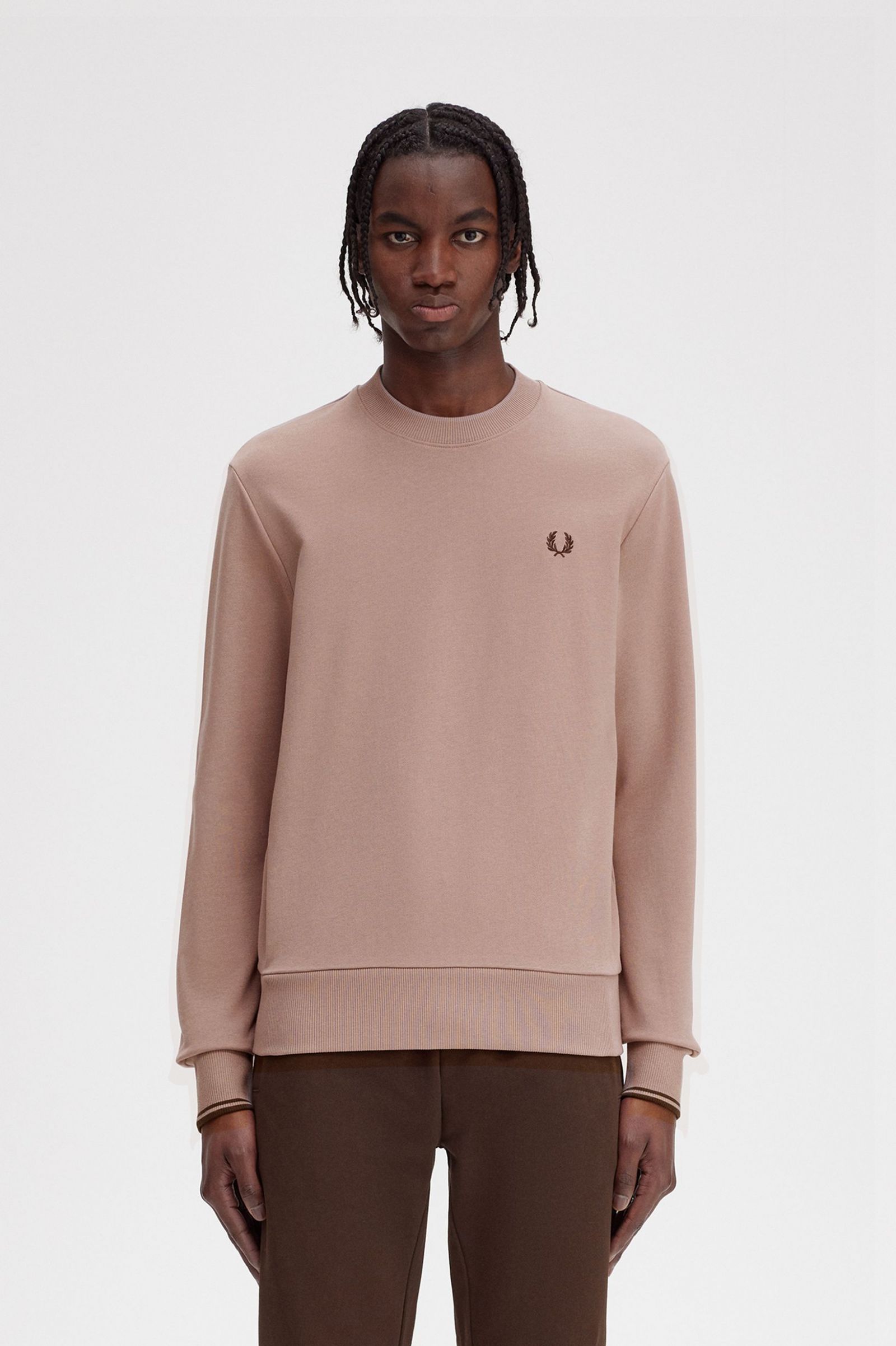 Crew Neck Sweatshirt Dark Pink